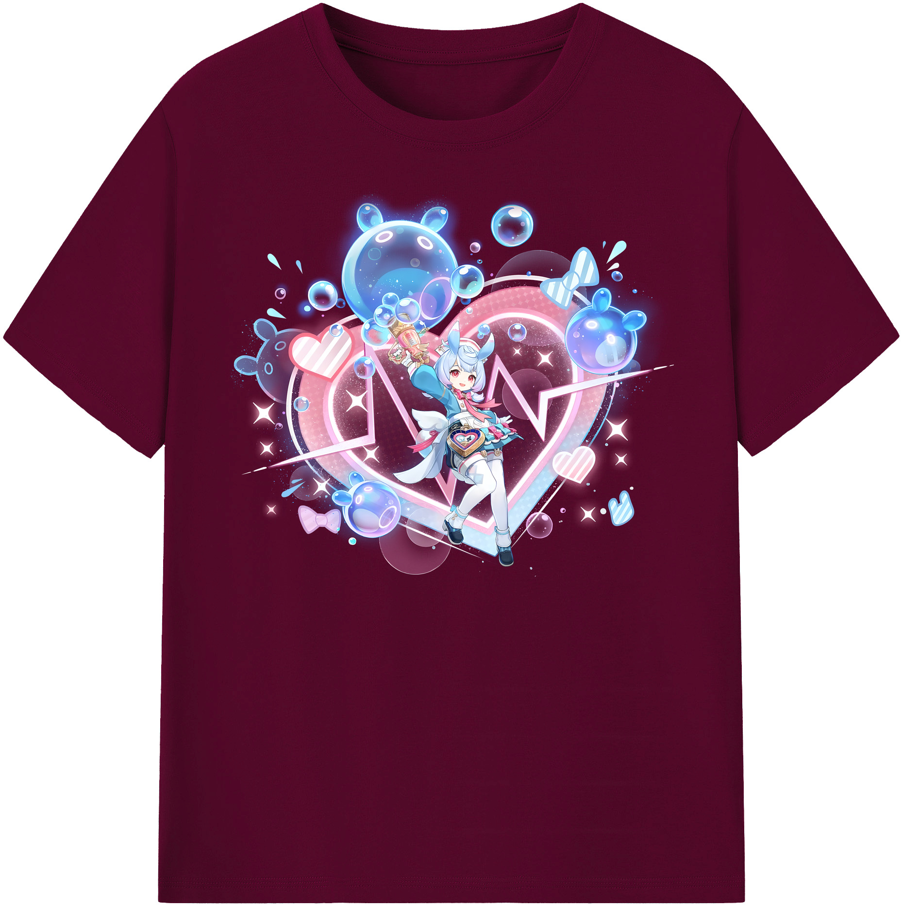 げんし神 シゲウィン genshin Shigewin レディースカジュアルプリントTシャツ（綿100％）